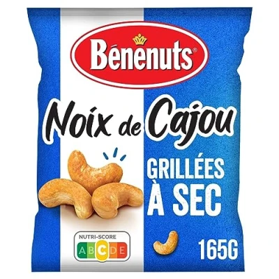 Afbeelding van Bénénuts Cashewnoten, droog geroosterd, 165 g