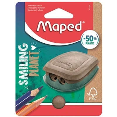 Afbeelding van Puntenslijper Maped Smiling Planet 2 gaats