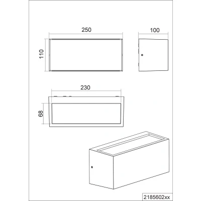 Afbeelding van TRIO MAYENNE Wandlamp Antraciet excl. 2x E14 4W Buitenverlichting IP44
