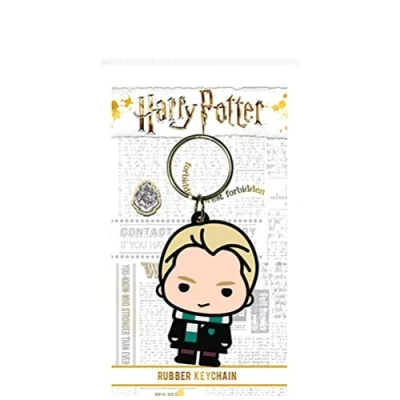 Afbeelding van Harry Potter Malfoy Chibi rubberen sleutelhanger