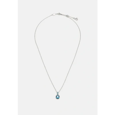 Afbeelding van Swarovski Birthstone PEND DEC Pendant Ketting, Dames, Maat: One Size, Blue