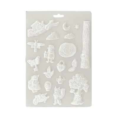 Afbeelding van Stamperia Hidden Grove A4 Soft Mould (K3PTA4590)