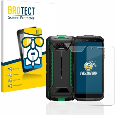 Afbeelding van BROTECT Screenprotector voor Doogee S41 Pro (Voor+Camera) Folie Beschermfolie Beschermglas transparant