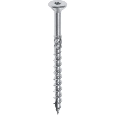 Afbeelding van Woodies Ultimate spaanplaatschroeven 4x60mm platkop shield deeldraad T20 61841441 (Per 200 stuks)