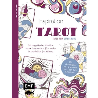 Afbeelding van Inspiration Tarot 50 mystische Motive zum Ausmalen für mehr Durchblick im Alltag