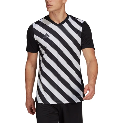 Afbeelding van adidas Performance Entrada 22 GFX Voetbalshirt, Heren, Maat: Small, Black/white