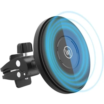Afbeelding van Wicked Chili magnetische autohouder, compatibel met iPhone 14, 13, 12 (Pro, Max, Plus, Mini), ventilatierooster houder geschikt voor MagSafe beschermhoes, ventilatie