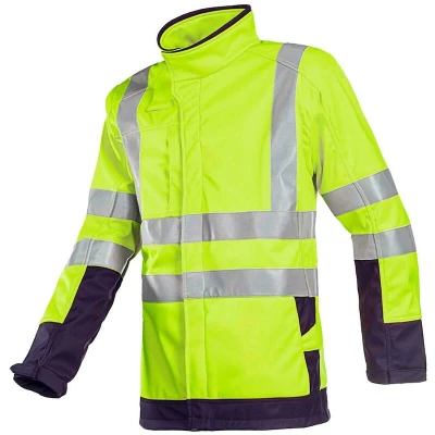 Afbeelding van Sioen PLAYFORD softsh.ARC jas 03010586 HV Geel/Navy L
