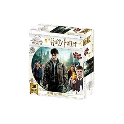Afbeelding van Harry Potter Harry, Ron en Hermelien in de strijd Puzzel 500 stk 61x46 cm met 3D lenticulair effect