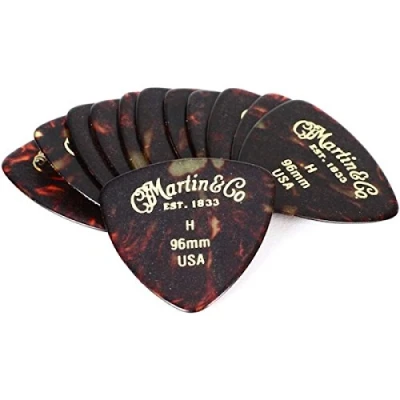 Afbeelding van Martin Faux Tortoise Plectrum 346 0.96 mm 12 pack