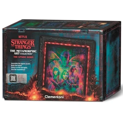 Afbeelding van Clementoni Puzzel Stranger Things morphing Collection The Upside Down met RGB verlichting en effect 520 stukjes