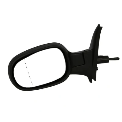Afbeelding van Buitenspiegel Tyc 324 0006 Links Zwart Instellen: kabel, Bol vormig NISSAN: MICRA 3