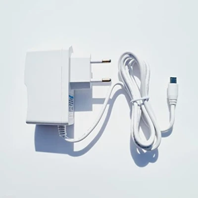 Afbeelding van Top Chargeur * Voedingsadapter, oplader 5 V, voor micro USB, Philips Avent babyfoon SCD843/01 SCD843/26 SCD833/26 SCD845/26, wit