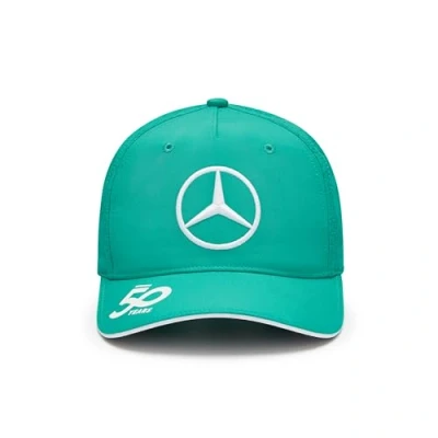 Afbeelding van Mercedes Team Cap Groen 2024 Lewis Hamilton George Russel Formule 1