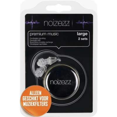 Afbeelding van Noizezz Premium Music Large navulling Oordopjes (geleverd zonder filters)