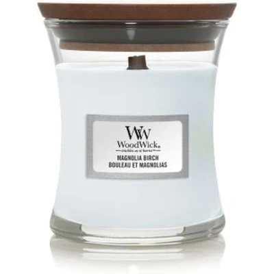 Afbeelding van WoodWick Geurkaars Mini Magnolia Birch 8 cm / ø 7