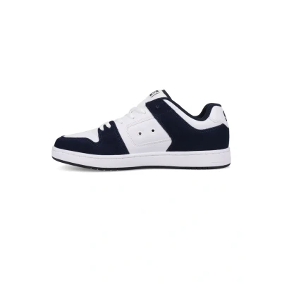 Afbeelding van DC Shoes Manteca 4 Trainingsschoen Navy white, Maat: 38.5, white Leer