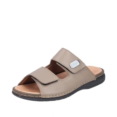 Afbeelding van Rieker 25590 herenslippers, Bruin