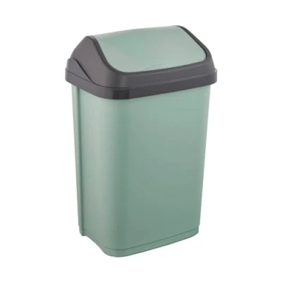 Afbeelding van keeeper Afvalemmer met kanteldeksel, 25 l, 33,5 x 25,5 53,5 cm, Swantje, groen (Nordic Green)