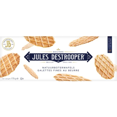Afbeelding van Natuurboterwafel Jules Destrooper 175gr