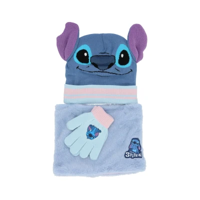 Afbeelding van Lilo &amp; Stitch Muts met col en handschoenen 8435631353218