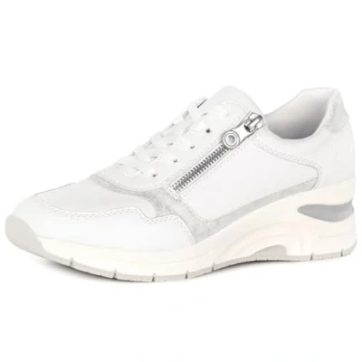 Afbeelding van Rieker Lage sneakers voor dames N9301, ijswit, 42 EU