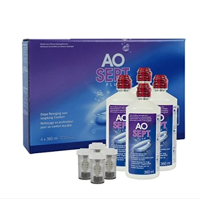 Afbeelding van Product Ciba Vision AO September en Care Soft Contact Lenses Systempack 4 x 360 ml