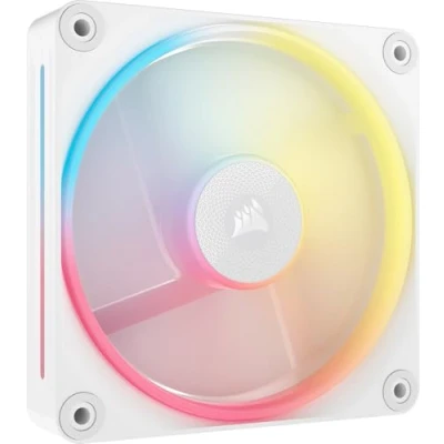 Afbeelding van CORSAIR LX R RGB Series iCUE LINK LX120R White 120mm Fan Single
