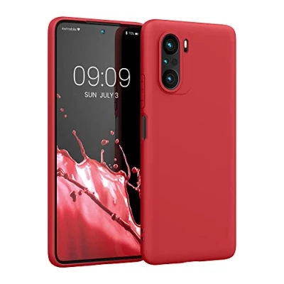 Afbeelding van kwmobile telefoonhoesje geschikt voor Xiaomi Mi 11i / Poco F3 Hoesje smartphone Back cover in klassiek rood