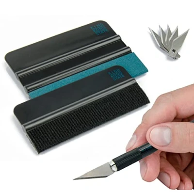 Afbeelding van King Kong State Autoaccessoires wisserkit Premium multitool voor aanbrengen of schrapen met snijder en plastic wissers