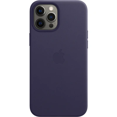 Afbeelding van Apple origineel Leather MagSafe Case iPhone 12 Pro Max Deep Violet MJYT3ZM/A
