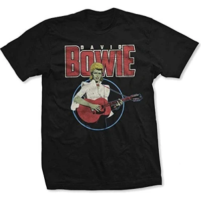 Afbeelding van David Bowie Acoustic Bootleg Heren T shirt XXL Zwart