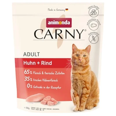 Afbeelding van 350g animonda Carny Adult Huhn + Rind Katzenfutter trocken