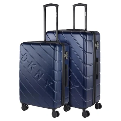 Afbeelding van DKNY Reiskoffer met 4 wielen Reiskofferset Lichtgewicht reiskofferset, Navy Blauw