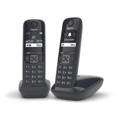 Image de Téléphone sans fil Gigaset AS690 Duo Noir