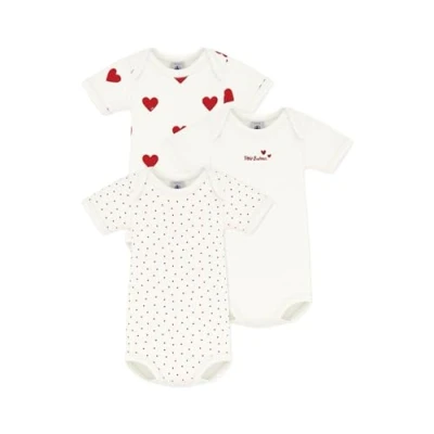 Image de Petit Bateau Body (Lot de 3) Bébé Fille, Variante 1, 3 mois