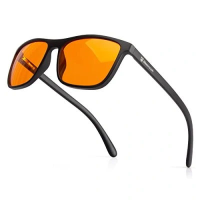 Afbeelding van Bloomoak bril met blauwlichtfilter, anti vermoeidheid, verblinding, TR90, voor display, games, tv, mobiele telefoons, filtering 99%