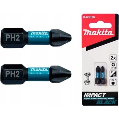 Afbeelding van Makita Slagschroefbit Blk Ph2x25mm B 63616