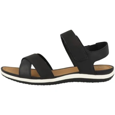 Afbeelding van Geox Outdoorsandalen black, Dames, Maat: 40, Black Hoogwaardig imitatieleer