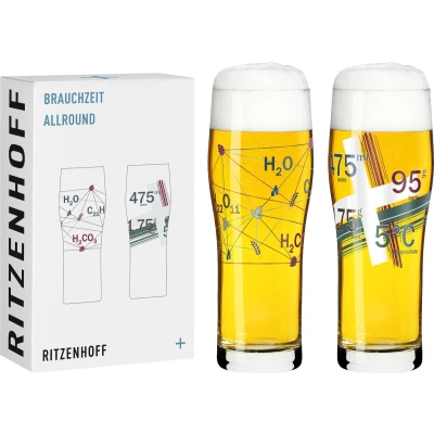 Afbeelding van Ritzenhoff Brauchzeit bierglas 03/04 2 stuks