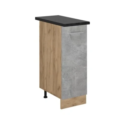 Afbeelding van Vicco Apotheekkast R Line, Beton/Krachtige eik goud, 30 cm , WB Antraciet