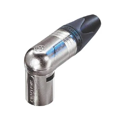 Afbeelding van XLR connector Neutrik 4 pin (Metaal, Mannelijk, Haaks, Trekontlasting)