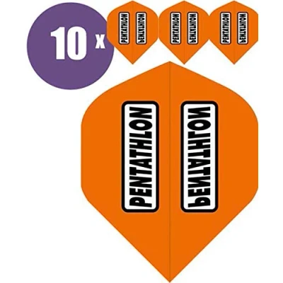 Afbeelding van ABC Darts Dart Flights Pentathlon classic Oranje 10 sets (30 st.)