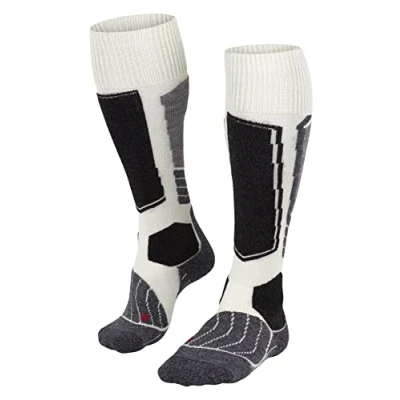 Afbeelding van SK1 Skisokken Dames Off White 000 35 36 Wit Ski &amp; Snowboardsokken