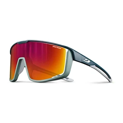 Afbeelding van Julbo Fury zonnebril voor volwassenen, uniseks, donkerblauw groen grijs, Eén maat