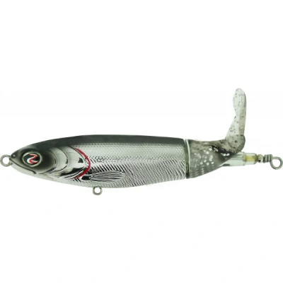 Afbeelding van River2Sea Whopper Plopper 90 Chrome Black Oppervlakte kunstaas