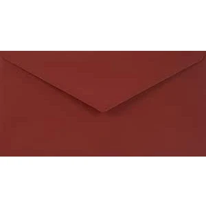 Afbeelding van Netuno 100 lange enveloppen donkerrood DL 110 x 220 mm 115 g Sirio Color Cherry kleurrijke decoratieve voor brieven uitnodigingen bruiloft Kerstmis wenskaarten documenten