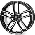 Afbeelding van DEZENT 5 gat 17duim 114.3mm lichtmetalen Velg tr dark zwart TTRY0BP48 7duim 48mm 71.6mm