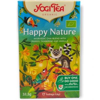 Afbeelding van Yogi Tea Happy Nature Bio 17 theezakjes
