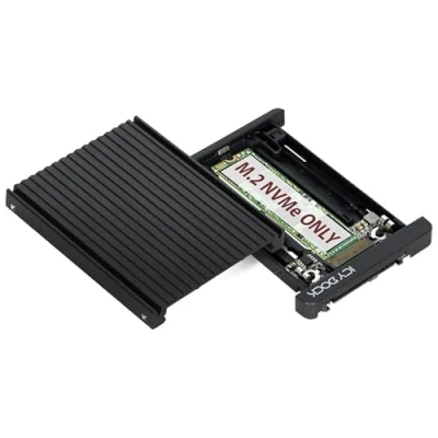 Afbeelding van Adapter en converter voor M.2 NVMe PCIe3.0/4.0 SSD naar 2,5 inch PCIe SFF 8639 U.2 PCI Express kaart Icy Dock EZConvert MB705M2P B